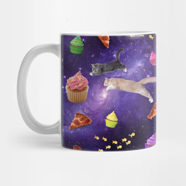 Cats N' Cupcakes in Space by LylaLace Studio